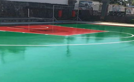 黔西南篮球场翻新地面